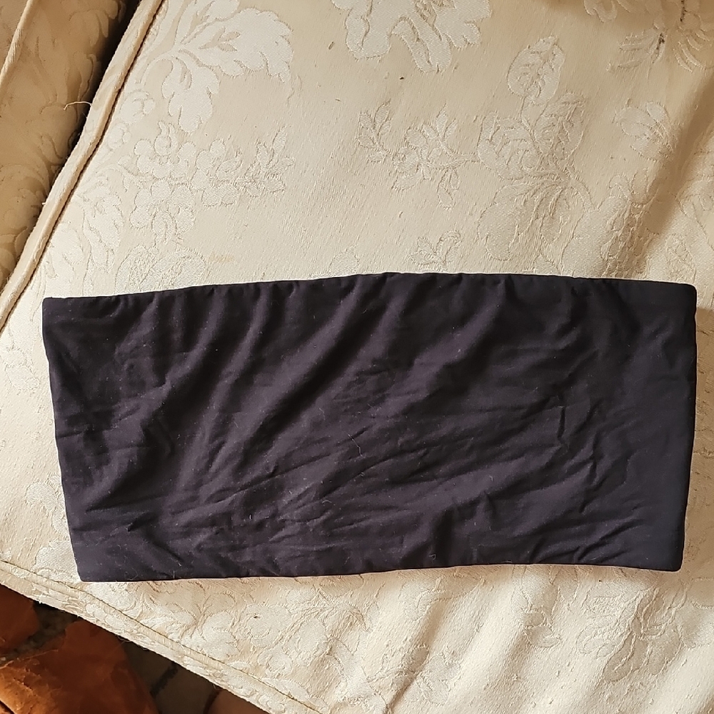 SKIMS Black Bandeau Bra